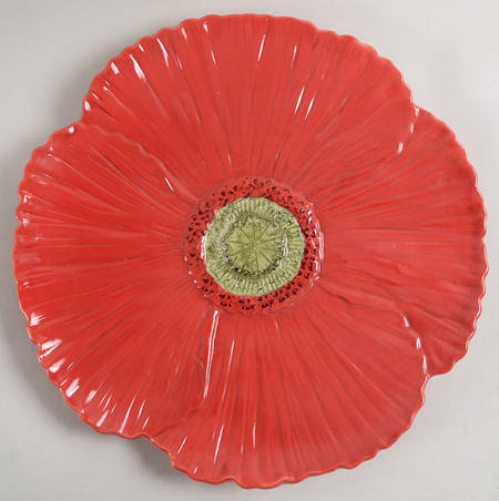 Fleur Rouge Figural (Red) by Ambiance