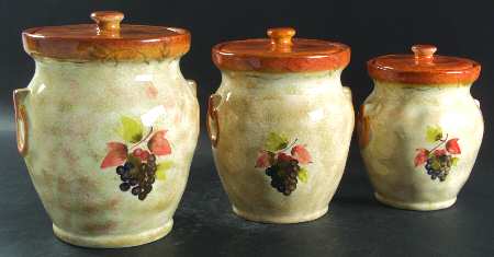 Grappa (3 Piece) Canister Set (Box Set)