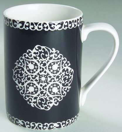 French Market Black Mug