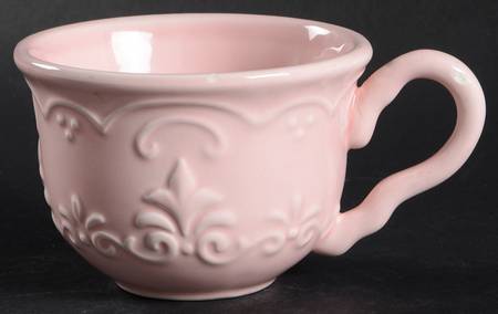 Scallop Pink Flat Cup