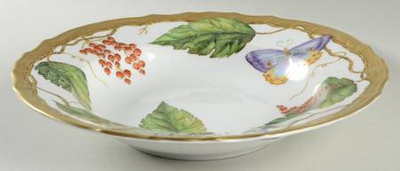 Wildberry Red Large Rim Soup Bowl