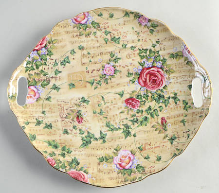 Melody Handled Cake Plate