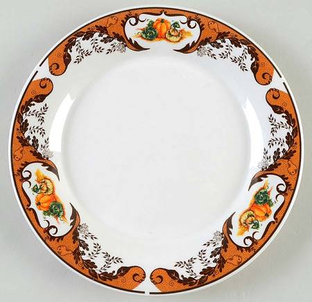 Pumpkin Harvest Dinner Plate