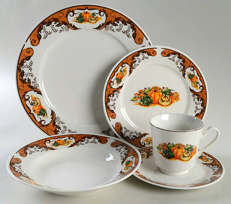 Pumpkin Harvest 5 Piece Place Setting