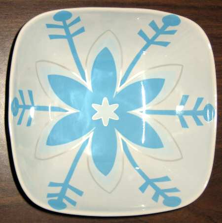 Snowflakes Blue Soup/Cereal Bowl