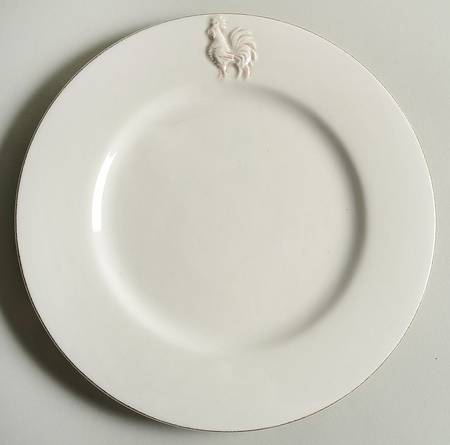 Daybreak White Salad Plate