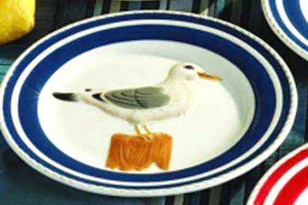 Nautical Salad/Dessert Plate