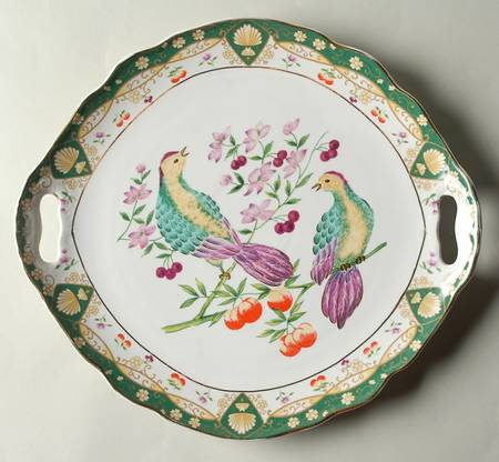 Paradise Handled Cake Plate