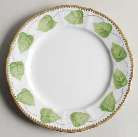 Shades of Green Salad Plate