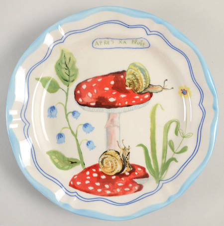 Francophile Dinner Plate