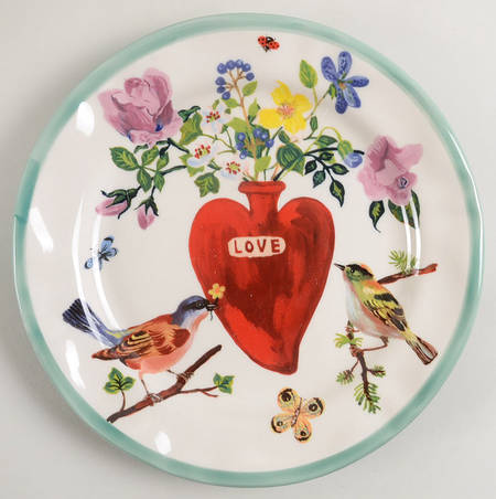 Francophile Dinner Plate