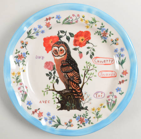 Francophile Dinner Plate