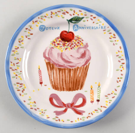 Francophile Dinner Plate