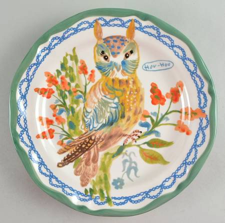 Francophile Dinner Plate