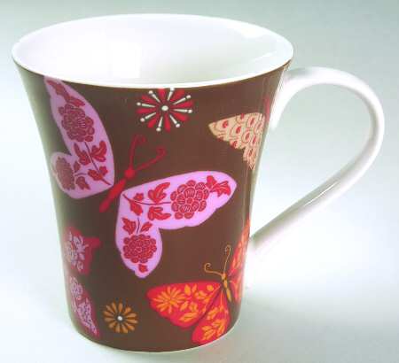 Butterfly Dream Brown Mug
