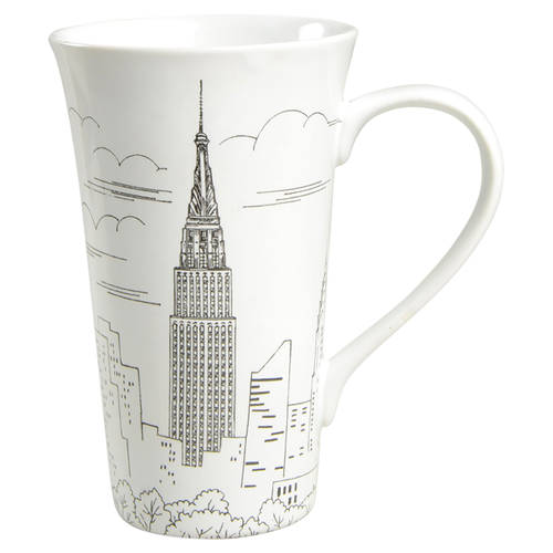 City Scenes Black Latte Mug
