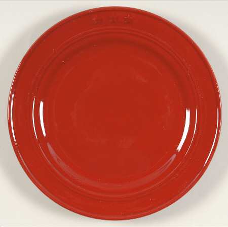 General Store Red Salad Plate