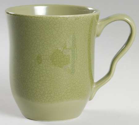 Alba Crackle Green Mug