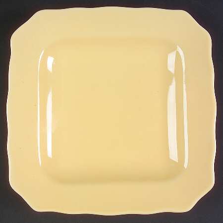 Roddi Butter Yellow Square Salad Plate