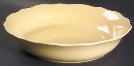 Roddi Butter Yellow 13" Pasta Serving Bowl