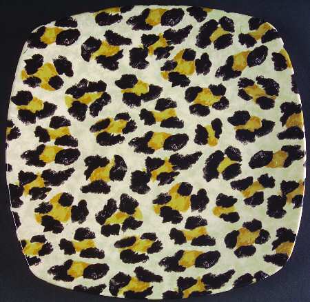 Leopard Salad Plate