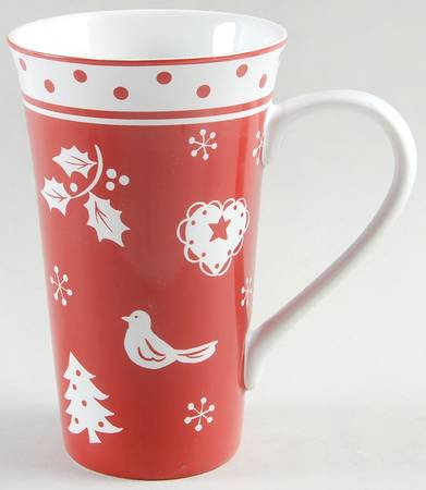 Tivoli Red Latte Mug