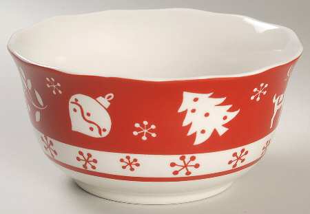 Tivoli Red Soup/Cereal Bowl