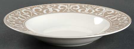 Vertoni Pewter Large Rim Soup Bowl
