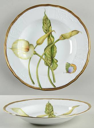 Romantic Pastels Large Rim Soup Bowl