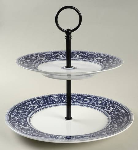 Star of David 2 Tiered Serving Tray (Dinner & Salad Plate)