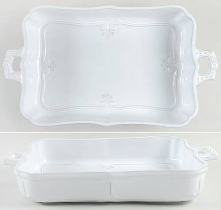 Bella Bianca 16" Rectangular Baker