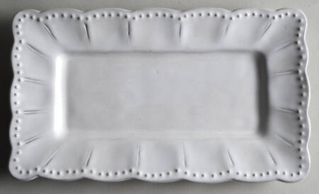 Bella Bianca 10" Rectangular Serving Platter
