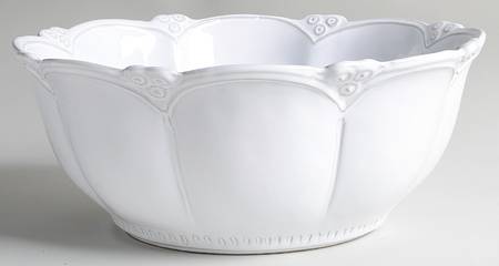 Bella Bianca 11" Large Salad Serving Bowl