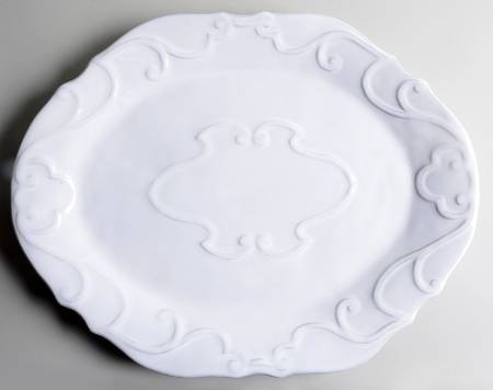 Bella Bianca 18" Oval Serving Platter