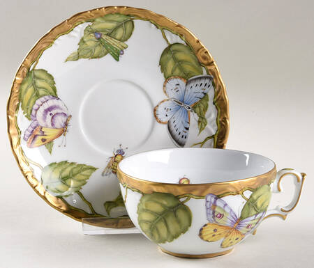 Summer Morning Flat Cup & Saucer Set