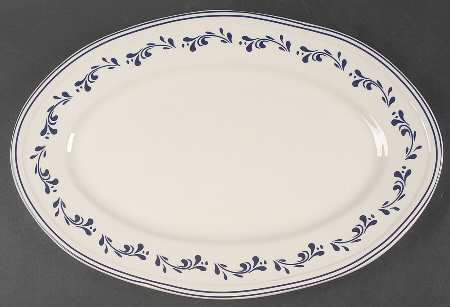Oakdale 15" Oval Serving Platter