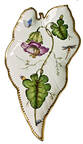 Giftware 12" Leaf Shape Platter