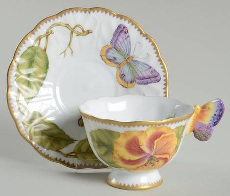Giftware Footed Demitasse Cup & Saucer Set