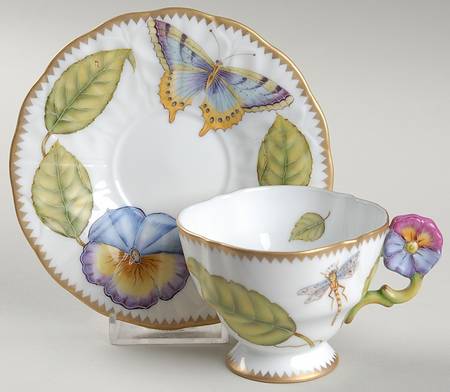 Giftware Footed Demitasse Cup & Saucer Set