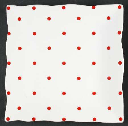 Aria Pois Red Square Salad Plate