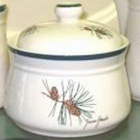 Pine (Cabin Series) Sugar Bowl & Lid