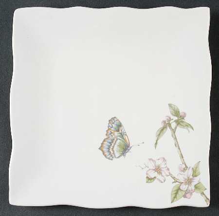 Fanciful Flight Square Salad Plate by 222 Fifth (PTS)