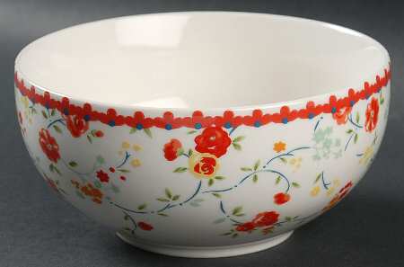 Andrea Red Soup/Cereal Bowl