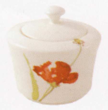Meadow Sugar Bowl & Lid