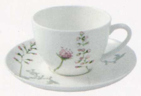 Camille Flat Cup & Saucer Set