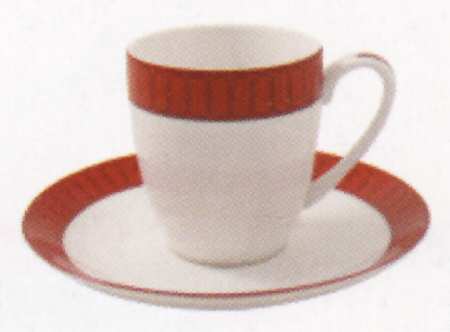 Madison Flat Demitasse Cup & Saucer Set