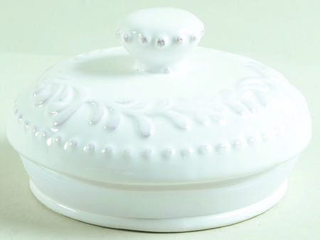Bianca Leaf Lid for Medium Canister