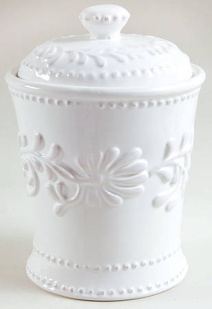 Bianca Leaf Medium Canister & Lid