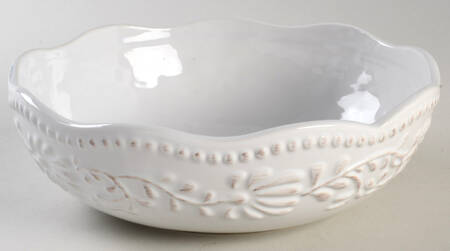 Bianca Leaf Individual Dinner Bowl