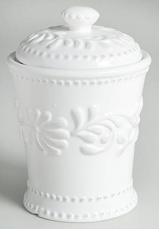Bianca Leaf Small Canister & Lid